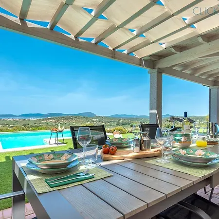 Alghero Carrabufas Con Piscina Vista Mare Per 10 Persone * Valverde