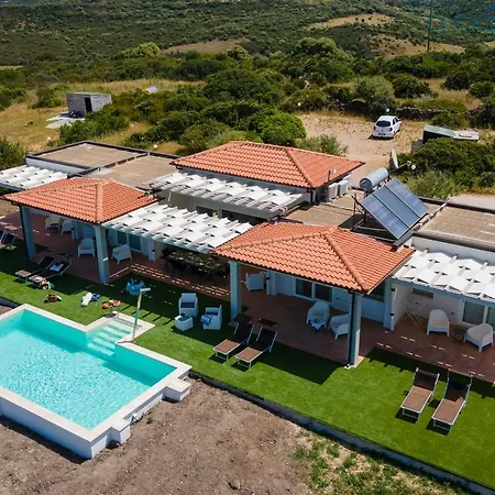 Alghero Carrabufas Con Piscina Vista Mare Per 10 Persone *