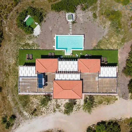 Villa Alghero Carrabufas Con Piscina Vista Mare Per 10 Persone