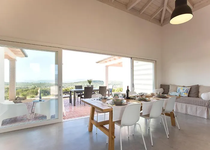 Alghero Carrabufas Con Piscina Vista Mare Per 10 Persone * Valverde