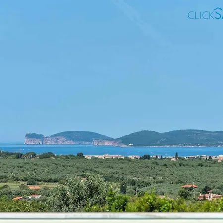 Alghero Carrabufas Con Piscina Vista Mare Per 10 Persone Valverde (Sardinia)