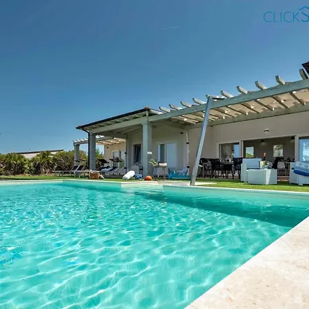 Alghero Carrabufas Con Piscina Vista Mare Per 10 Persone Villa *