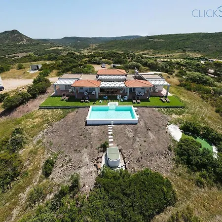 فيلة Alghero Carrabufas Con Piscina Vista Mare Per 10 Persone Valverde (Sardinia)