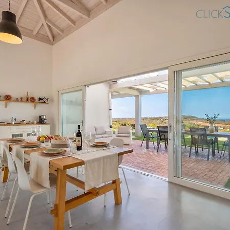 Villa Alghero Carrabufas Con Piscina Vista Mare Per 10 Persone *