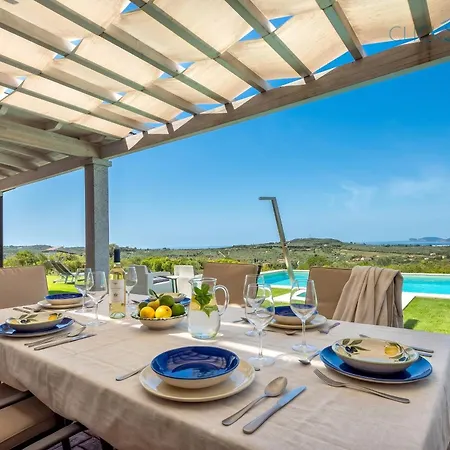 Alghero Carrabufas Con Piscina Vista Mare Per 10 Persone Villa *