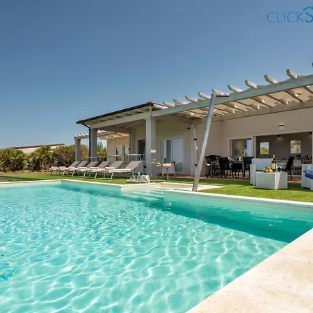 Alghero Carrabufas Con Piscina Vista Mare Per 10 Persone Willa *