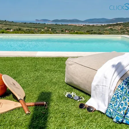 Alghero Carrabufas Con Piscina Vista Mare Per 10 Persone Valverde (Sardinia)