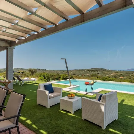 Alghero Carrabufas Con Piscina Vista Mare Per 10 Persone Villa