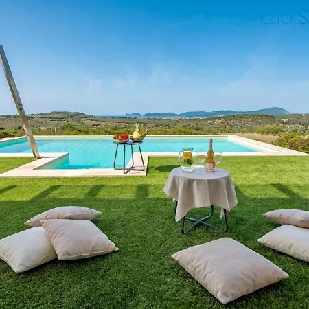 Alghero Carrabufas Con Piscina Vista Mare Per 10 Persone Villa *