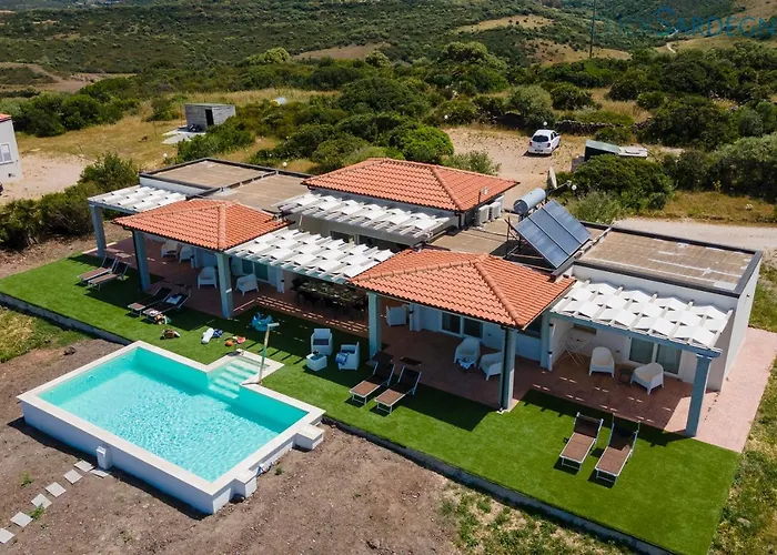 Alghero Carrabufas Con Piscina Vista Mare Per 10 Persone *